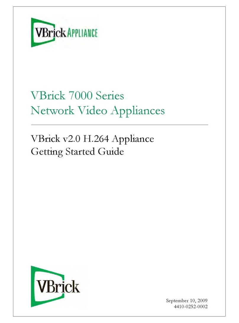 VBrick 7000 Series Getting started guide