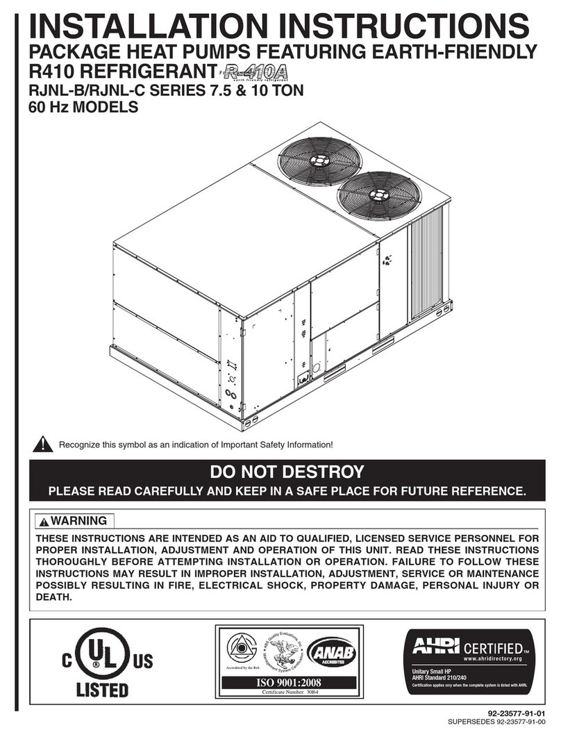 AHRI RJNL-B installation instructions