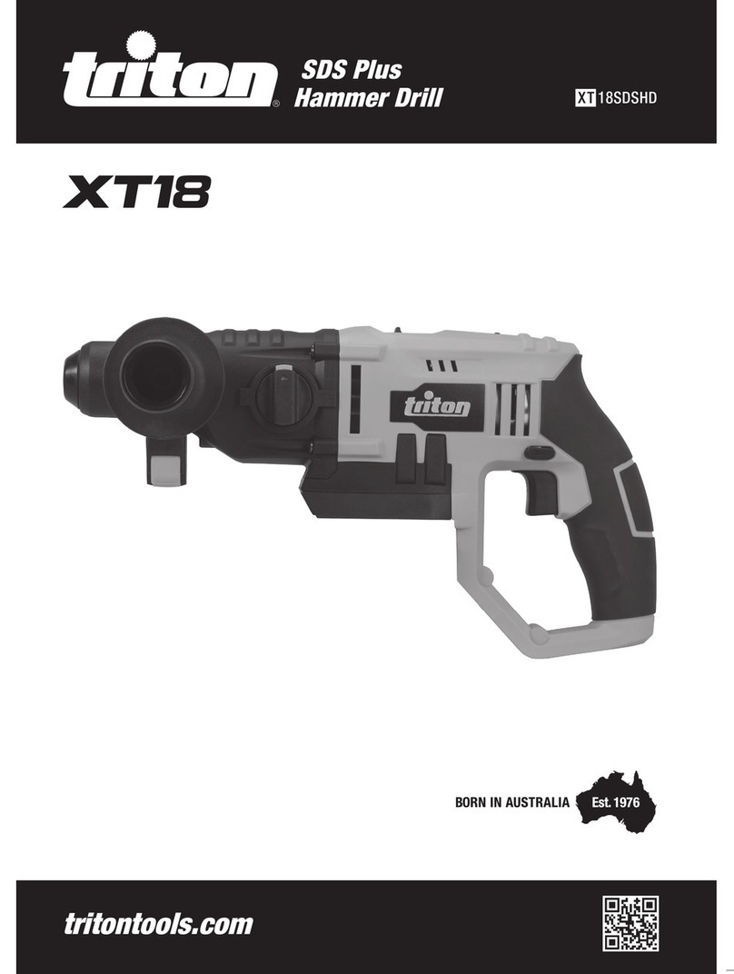 Triton XT18 User manual