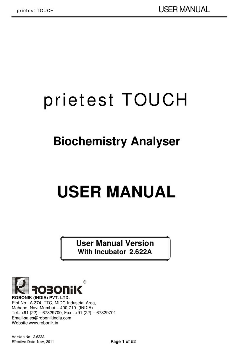 ROBONIK prietest TOUCH user manual ROBONIK prietest TOUCH user manual