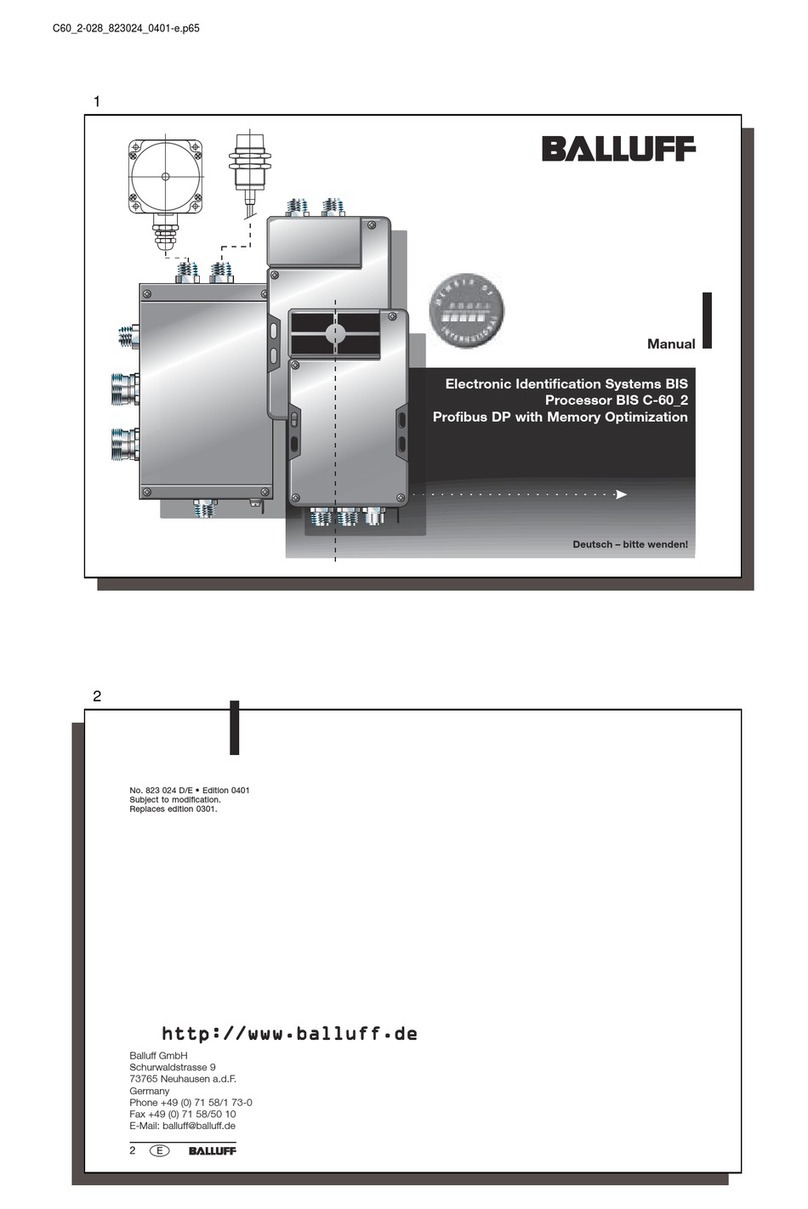 Balluff BIS C-6002 manual