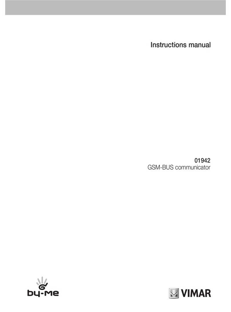 Vimar 01942 instruction manual