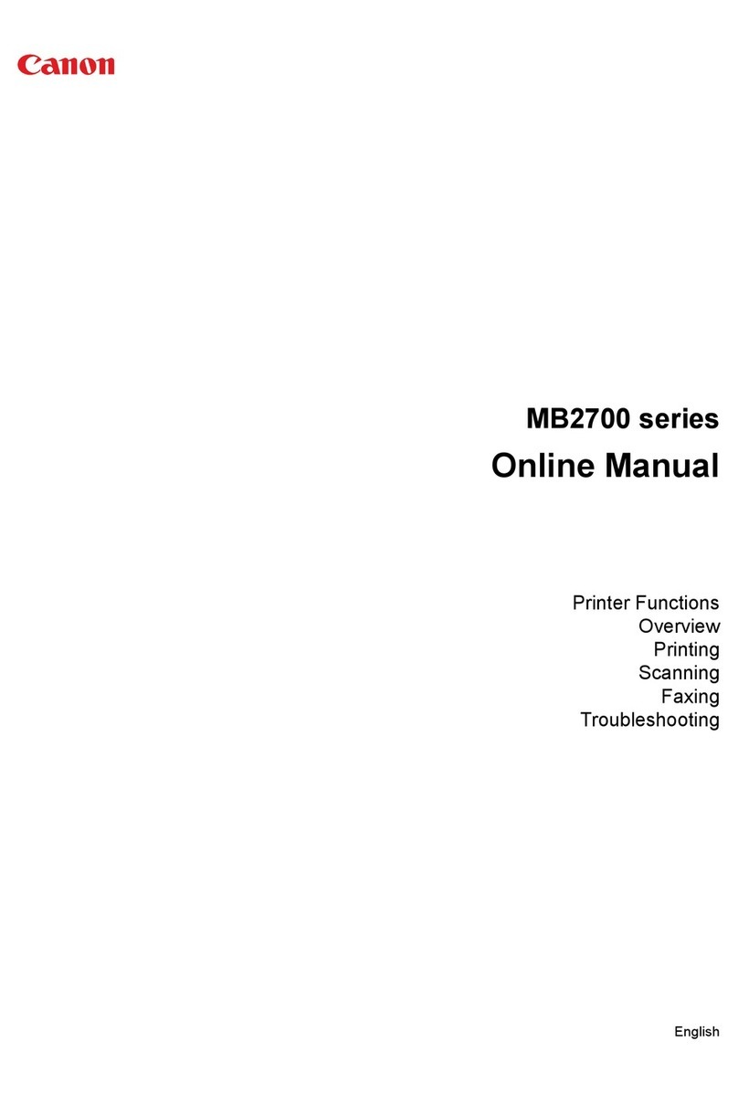 Canon MB2700 series Setup guide