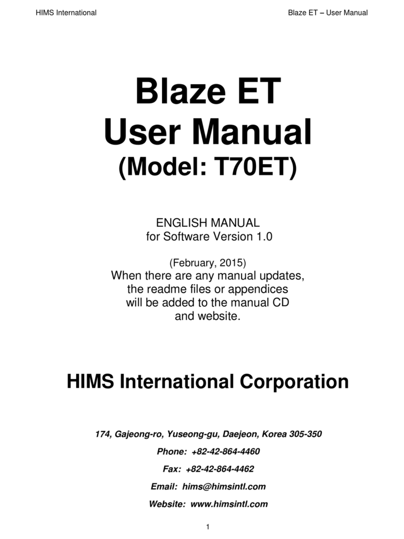 HIMS T70ET user manual