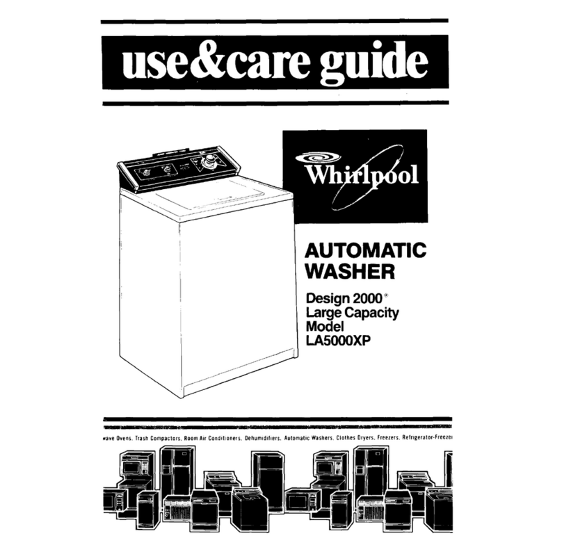 Whirlpool LA5OOOXP Use & care guide