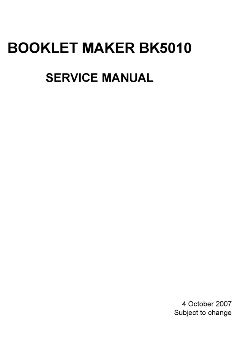 Ricoh BOOKLET MAKER BK5010 User manual
