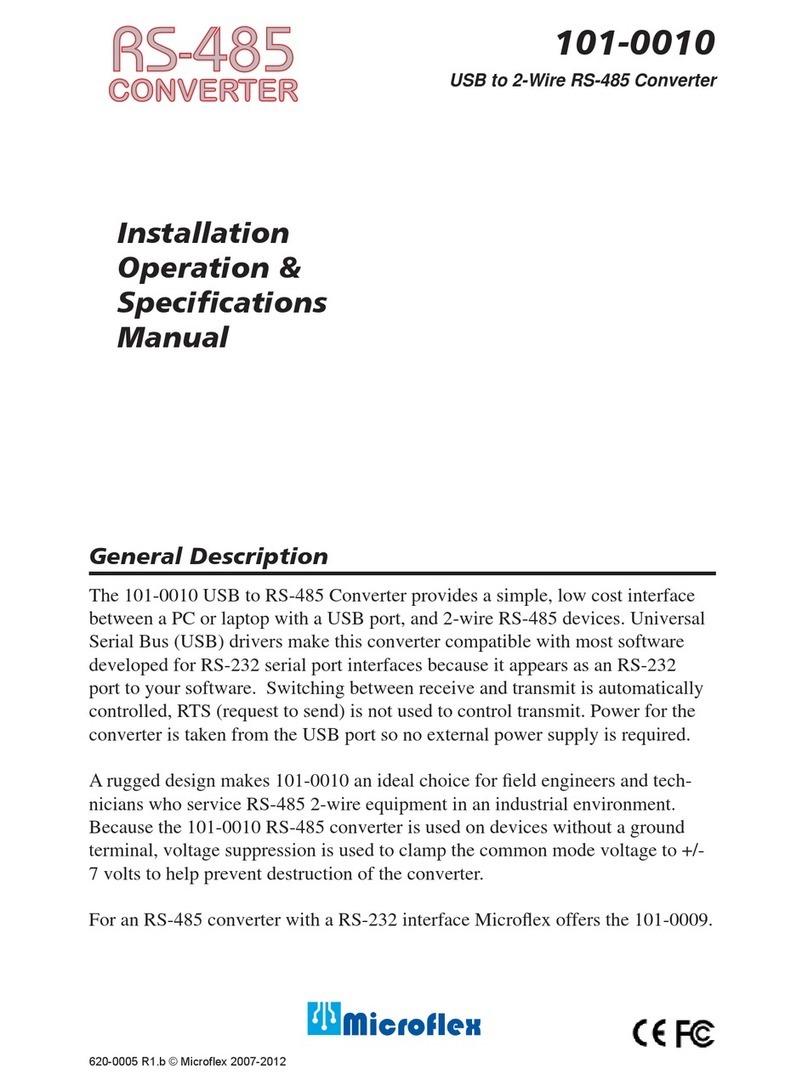 Microflex 101-0010 User manual