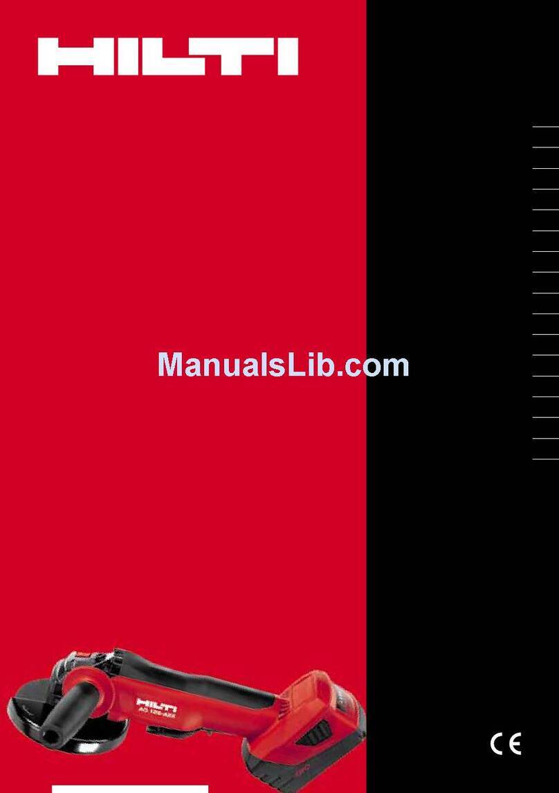 Hilti AG 125-A22 User manual