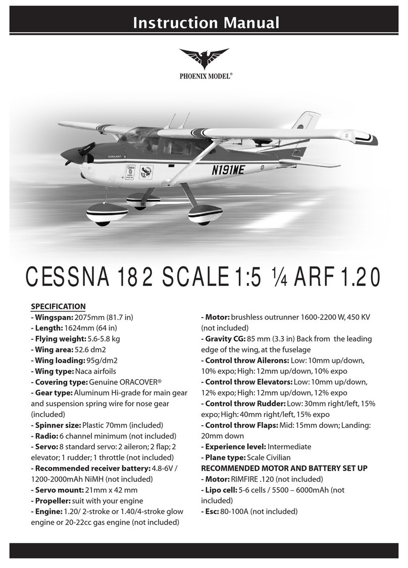Pheonix Model Cessna 182 instruction manual