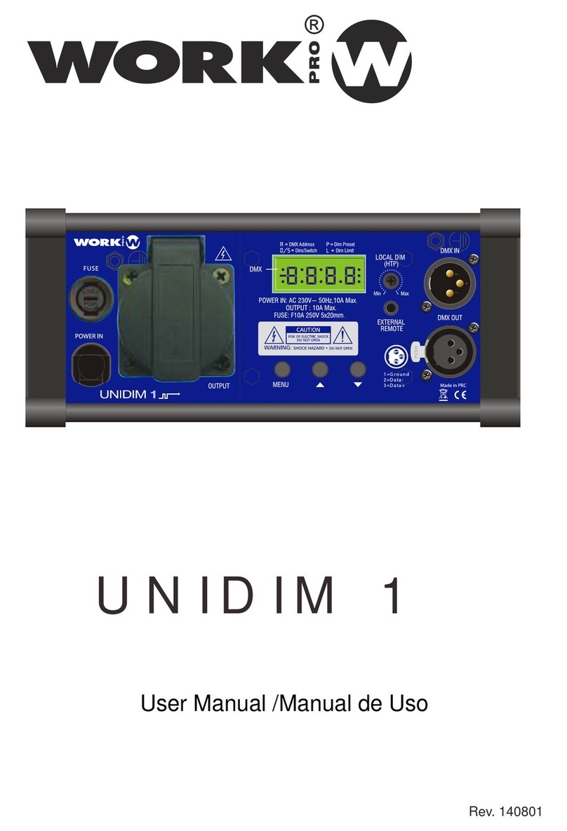 WorkPro UNIDIM 1 User manual