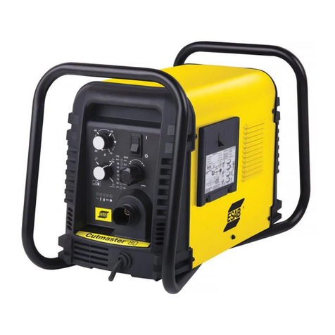 ESAB Cutmaster 80 User manual