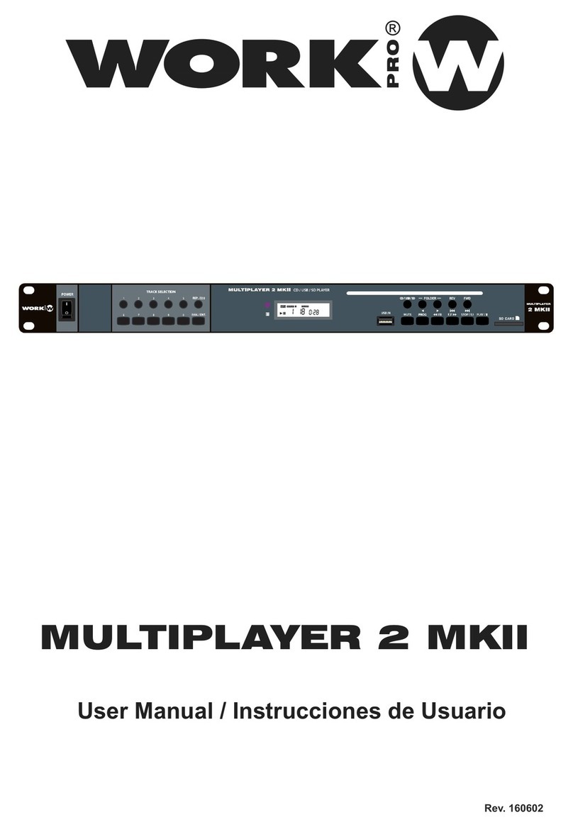 WorkPro MULTIPLAYER 2 MKII user manual