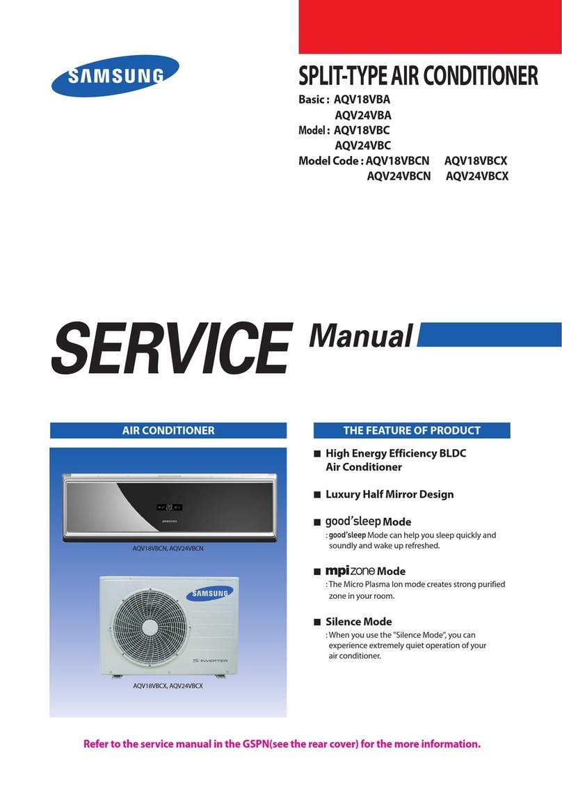 Samsung AQV18VBAAQV24VBAAQV18VBC User manual