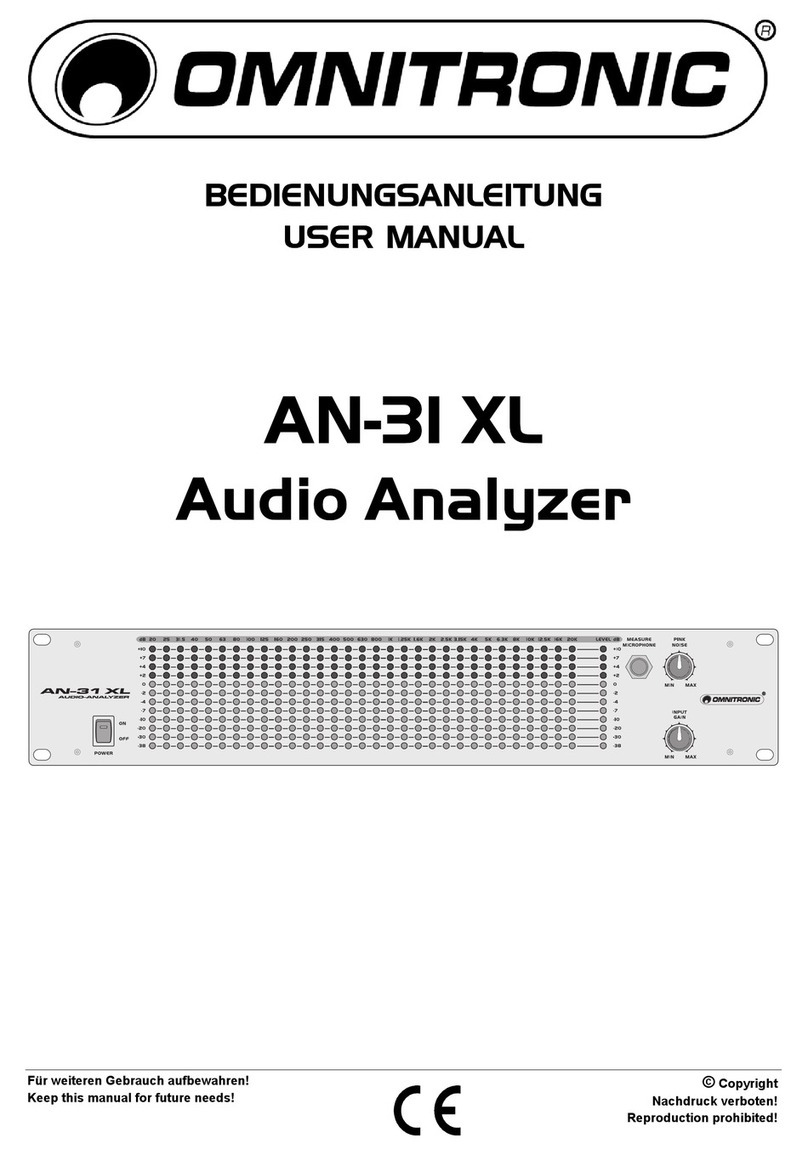 Omnitronic an-31 xl user manual
