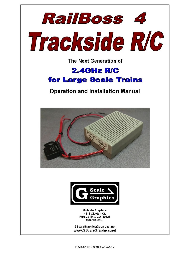 G-Scale Graphics railboss 4 User manual