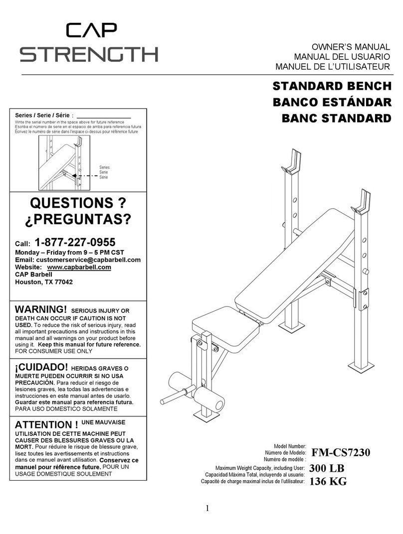 Cap Strength FM-CS7230 User manual
