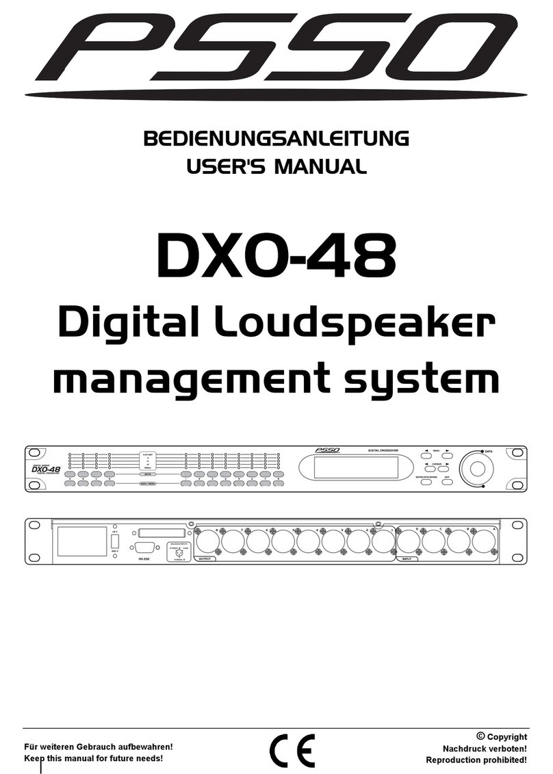 PSSO DXO-48 user manual
