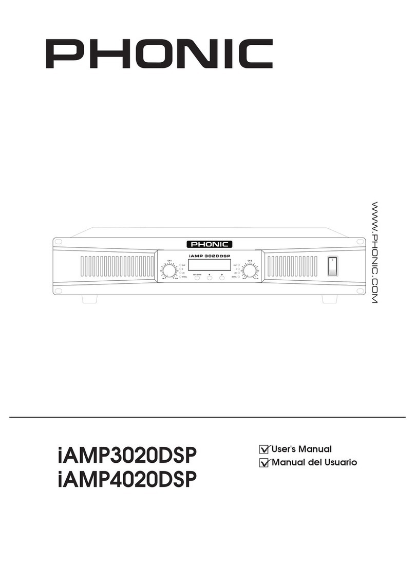 Phonic iAMP3020DSP User manual
