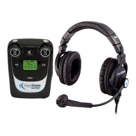 CoachComm tempest fx user manual