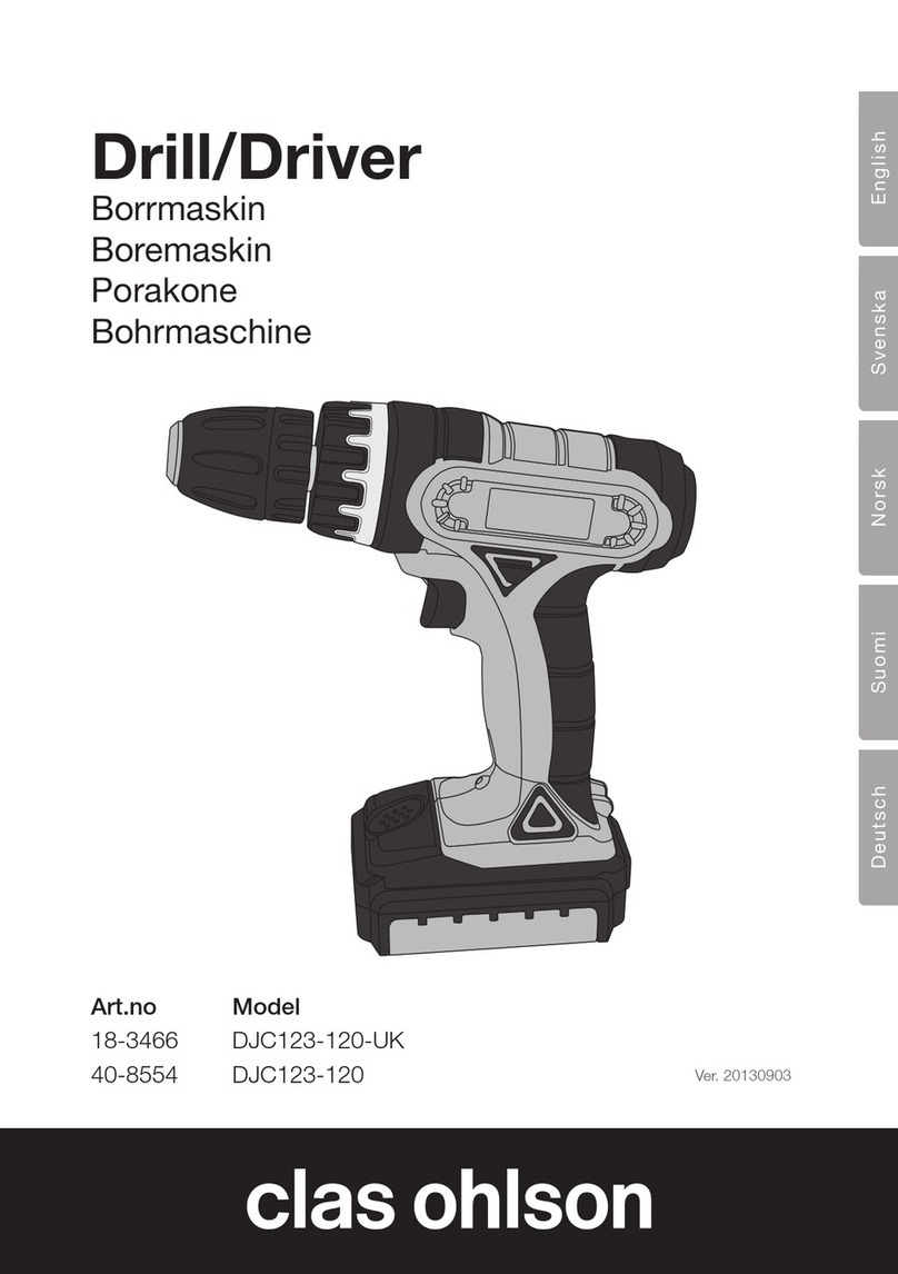 Clas Ohlson DJC123-120-UK instruction manual