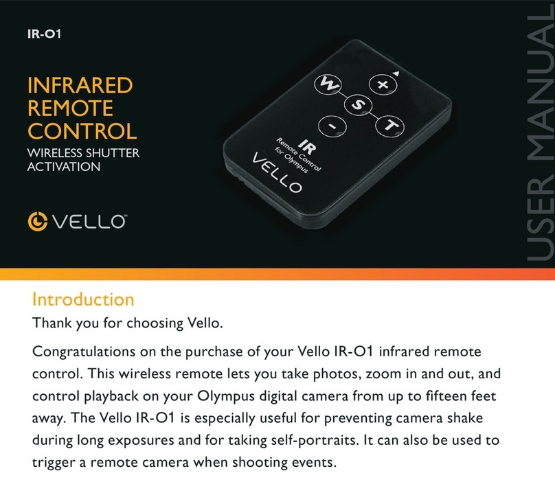 Vello IR-01 User manual