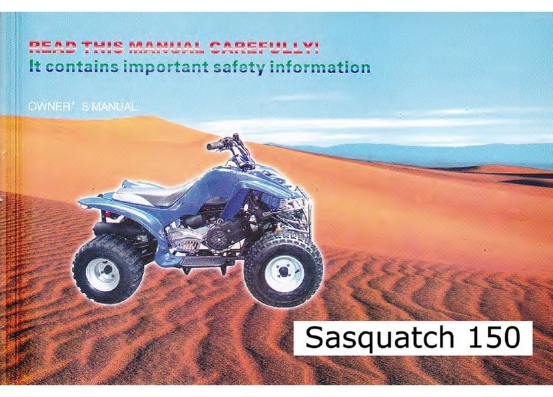 Daymak SASQUATCH 150 User manual