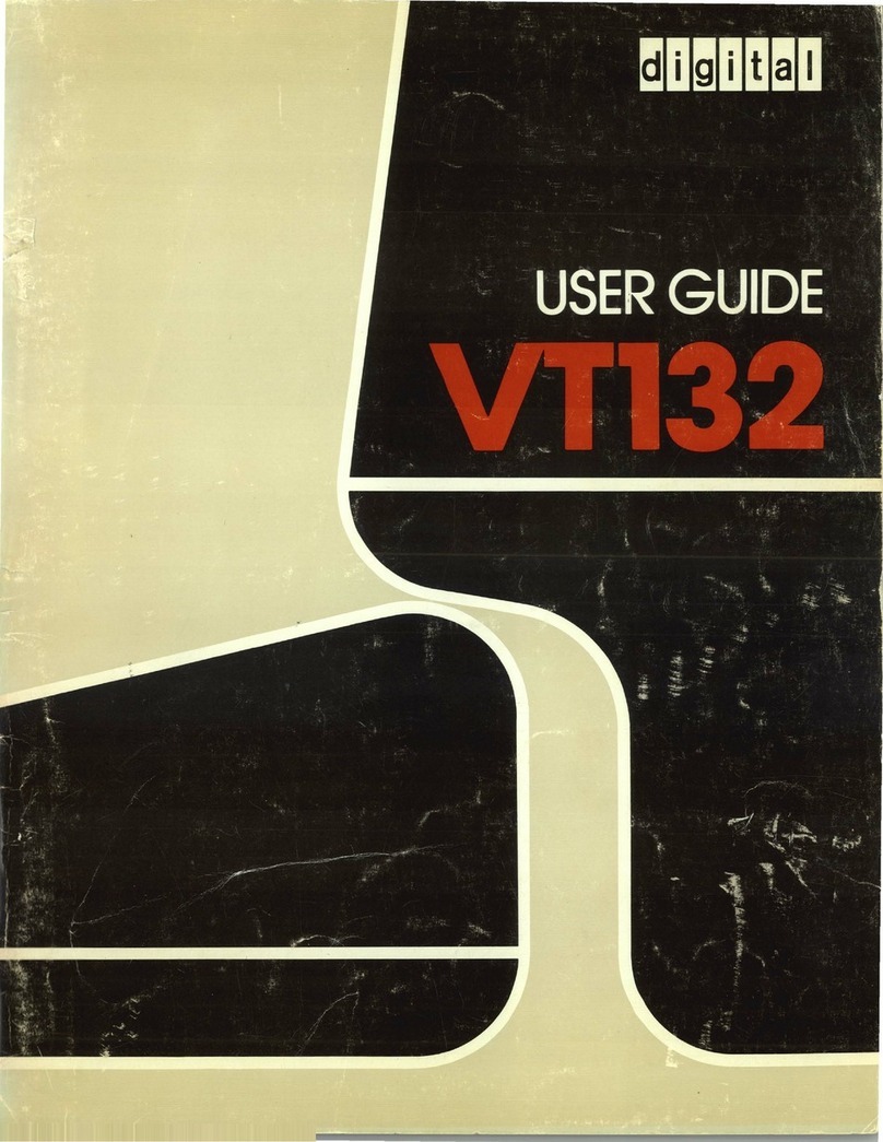 Digital Equipment VT132 User manual Digital Equipment VT132 User manual
