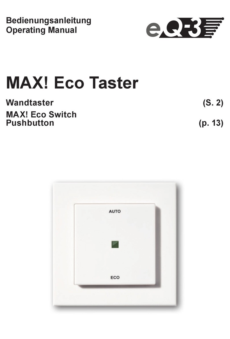 EQ3 MAX! Eco Taster operating manual
