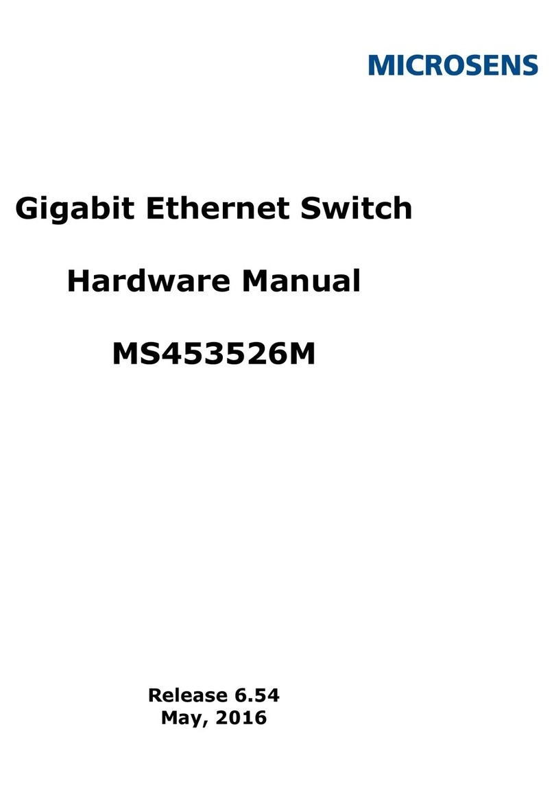 Microsens MS453526M Hardware manual Microsens MS453526M Hardware manual