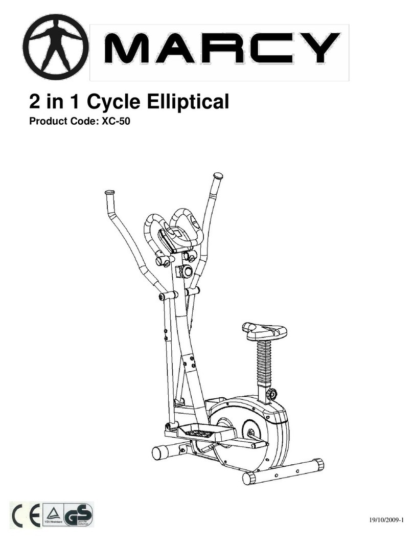 Marcy XC-50 User manual