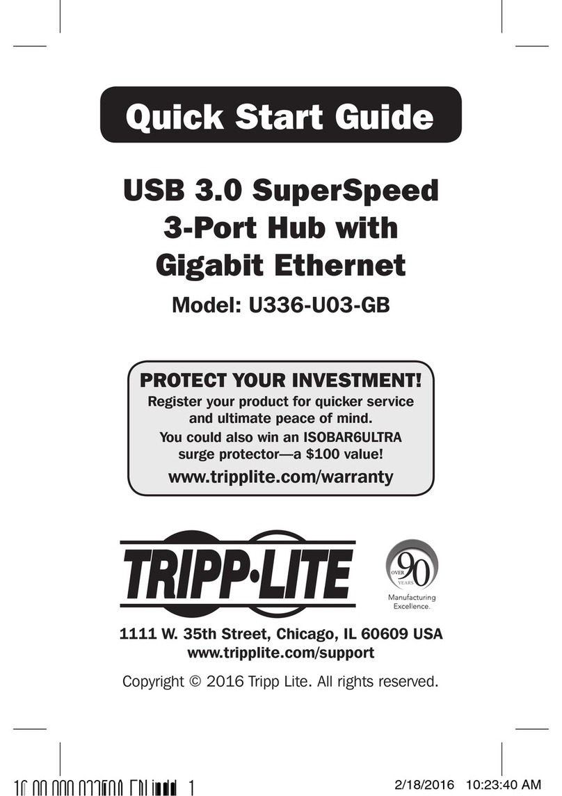 Tripp Lite U336-U03-GB User manual