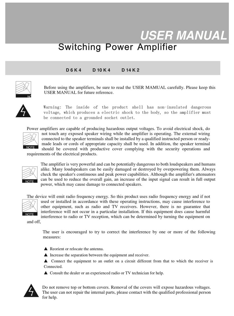 PL-AUDIO D6K4 User manual