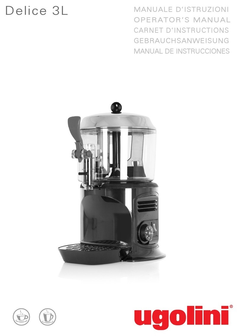 Ugolini Delice 3L Operator's manual