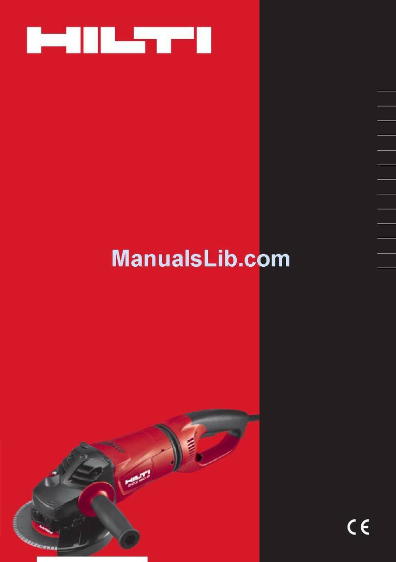 Hilti DCG 180-D operating instructions