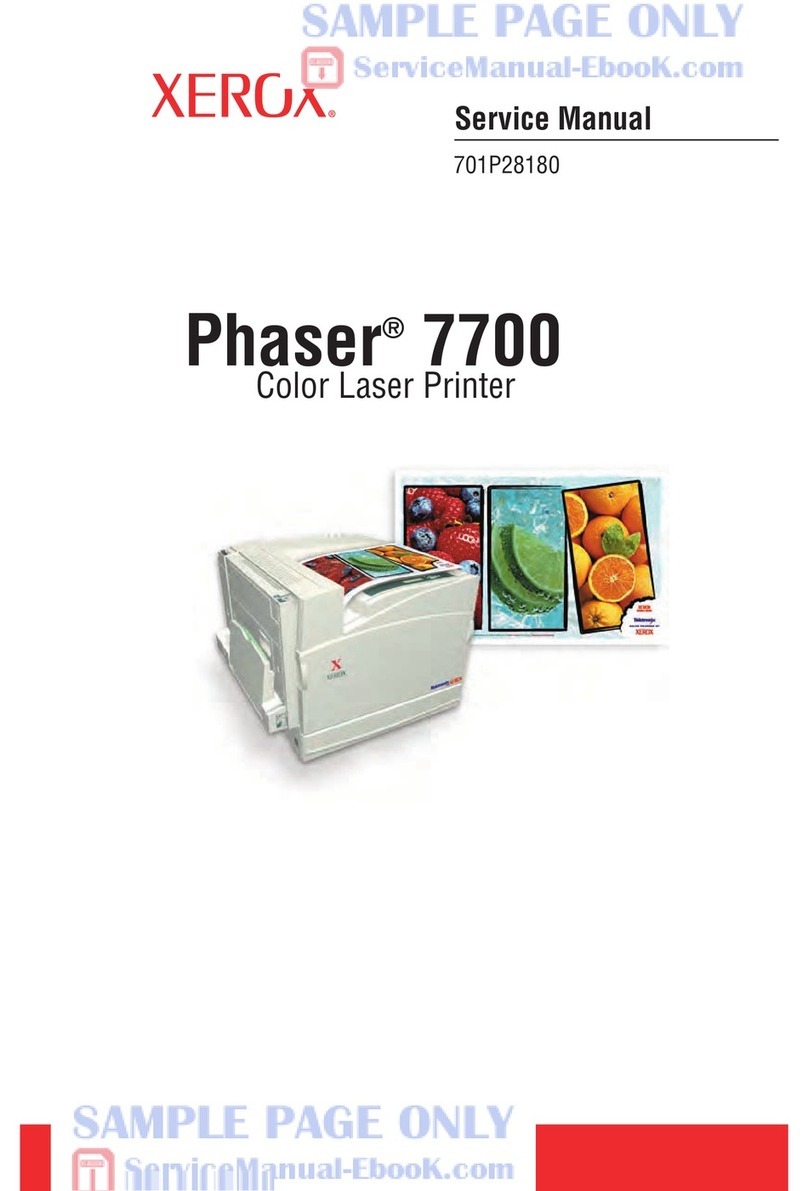 Xerox 7700 User manual
