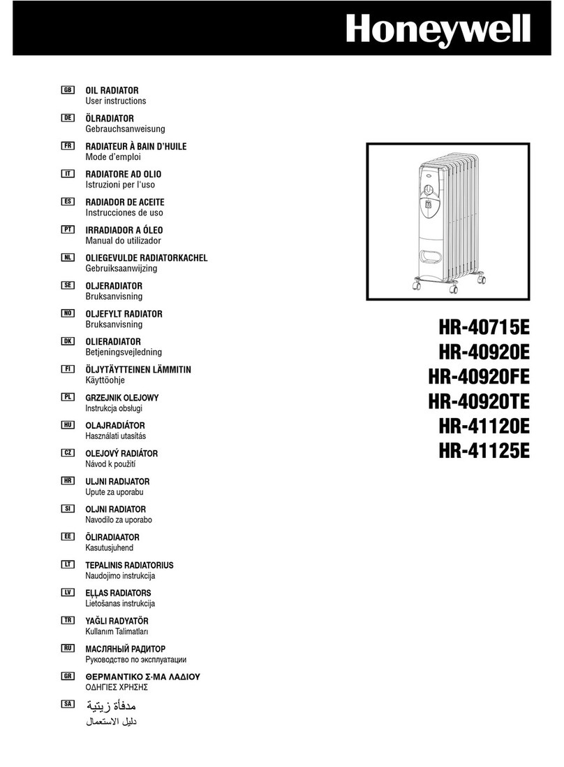 Honeywell HR-40715E User manual