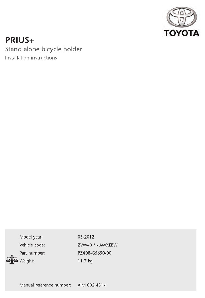 Toyota ZVW40Series installation instructions