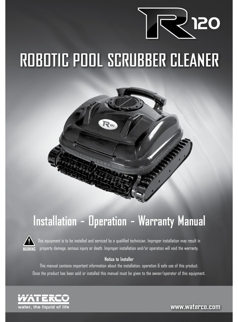 Waterco R120 Installation - operation - warranty manual Waterco R120 Installation - operation - warranty manual