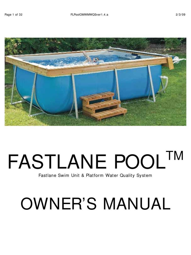 Endless Pools FastLane owner's manual