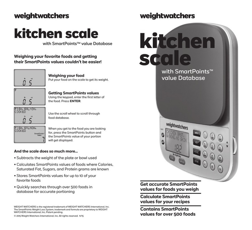 Weight Watchers SmartPoints user manual