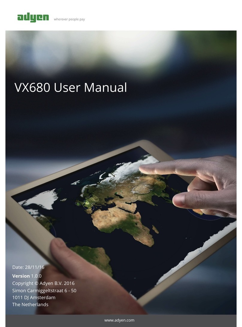 adyen VX680 user manual