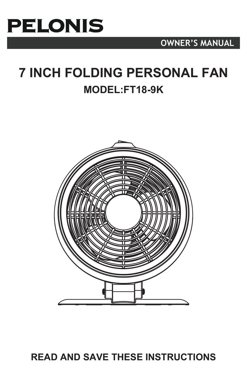 Pelonis FT18-9K owner's manual