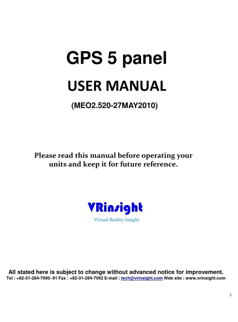 VRinsight GPS-5 User manual