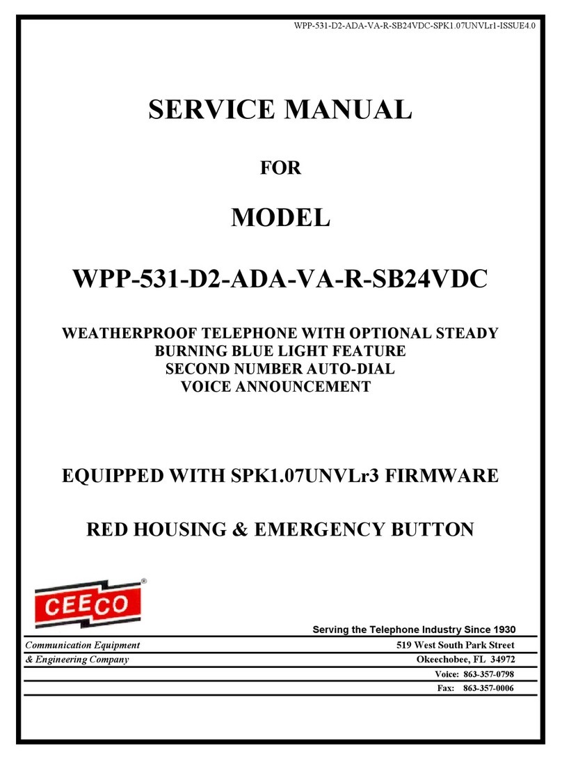 CEECO WPP-531-D2-ADA-VA-R-SB24VDC User manual