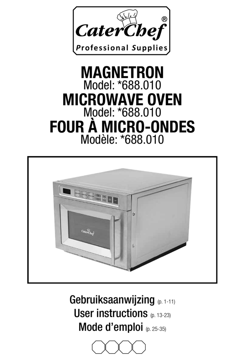 Cater Chef 688.010 Operation manual