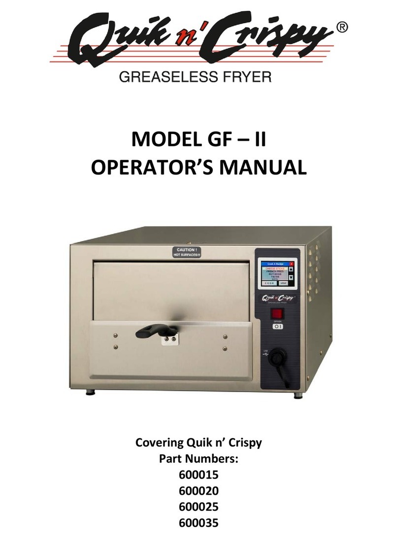 Quik n’ Crispy GF - II User manual