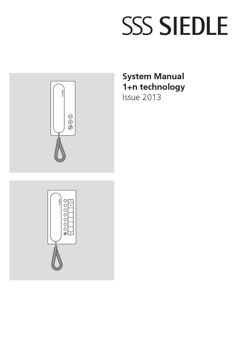 SSS Siedle AS-Ta-64/1 User guide