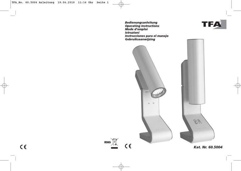 TFA LIGHT TUBE operating instructions