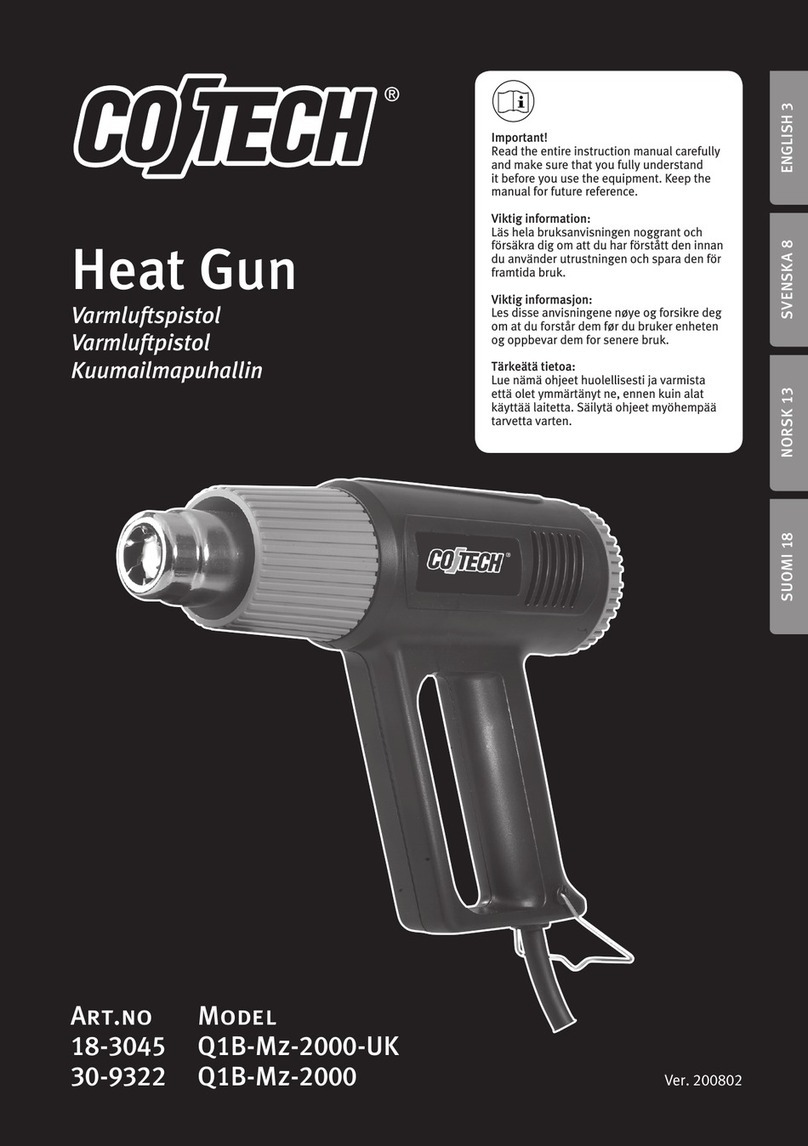 CO/Tech Q1B-Mz-2000-UK User manual
