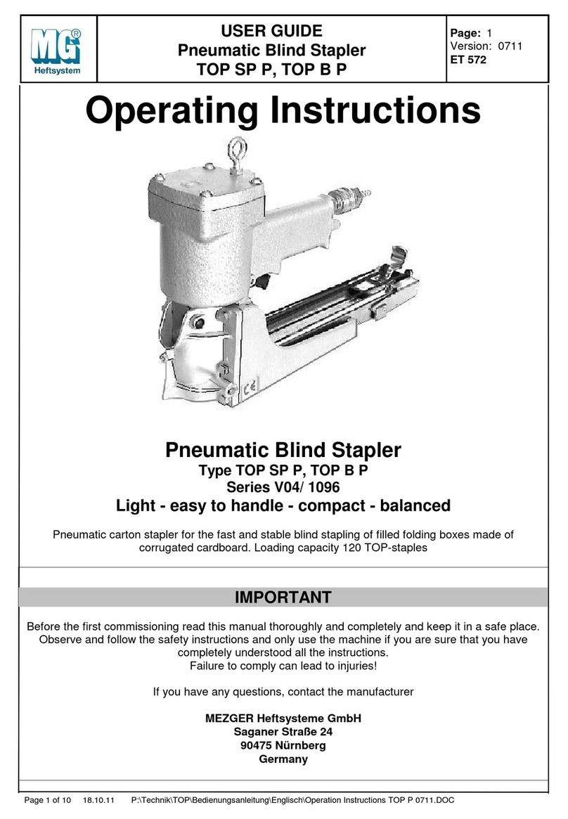 MG TOP SP P User manual